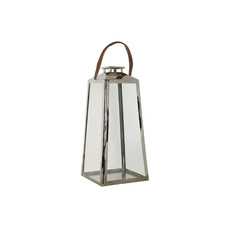 FAROLA ACERO CRISTAL 30X30X66 CROMADO PLATEADO