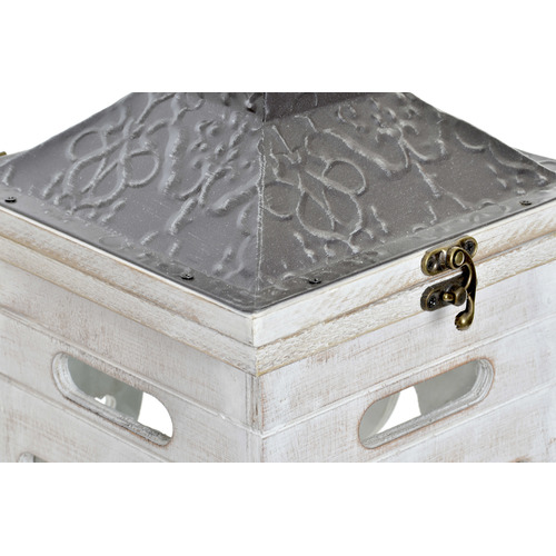 FAROLA SET 2 ABETO 26X26X66 FAROLA SET 2 CRISTAL