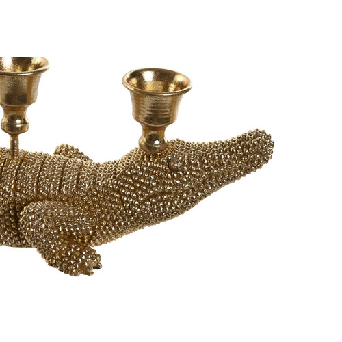 FIGURA RESINA 42,5X12,5X11,5 CANDELABRO DORADO