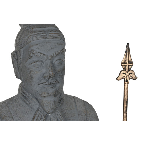 FIGURA MAGNESIA ARENA 35X32X118 GUERRERO GRIS