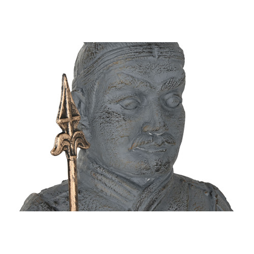 FIGURA MAGNESIA ARENA 37X36X120 GUERRERO GRIS