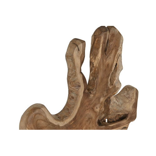 FIGURA TECA HIERRO 62X22X76,5 PIEZA UNICA
