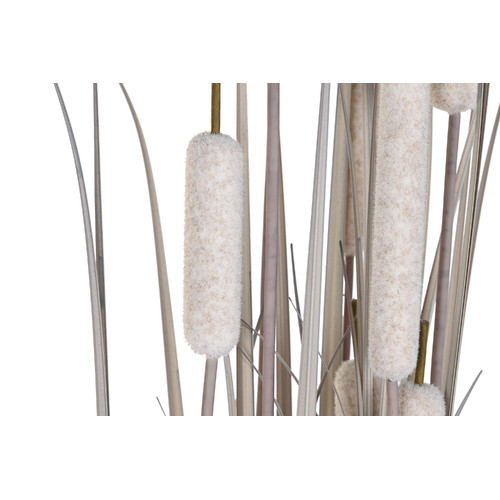 PLANTA PVC 45X45X150 JUNCO GRIS CLARO