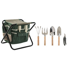 UTENSILIOS SET 8 ALUMINIO 45X45X45 CON TABURETE