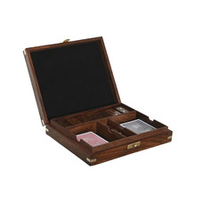 JUEGO DE MESA MANGO LATON 21X17X4,5 CARTAS DADOS