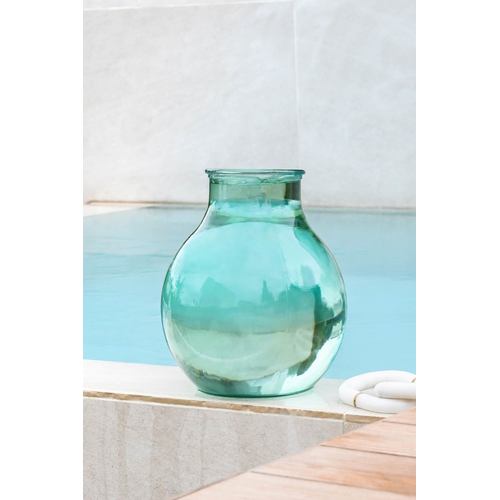 JARRON CRISTAL RECICLADO 29X29X36 12 L,