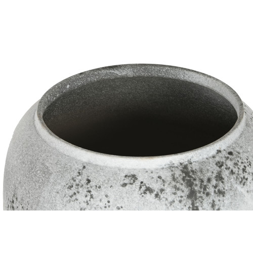 ANFORA CERAMICA 38X38X70 19 KG. DESGASTADO BLANCO