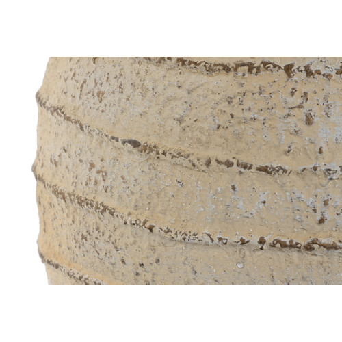 JARRON MAGNESIA 32X32X41 ENVEJECIDO BLANCO