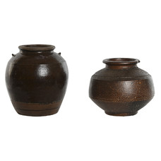 VASIJA CERAMICA VIDRIADA 25X25X20 2 SURTIDAS