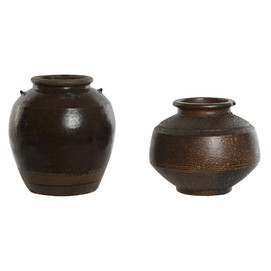 VASIJA CERAMICA VIDRIADA 25X25X20 2 SURTIDAS