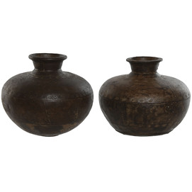 VASIJA HIERRO 28X28X25 2 SURTIDAS