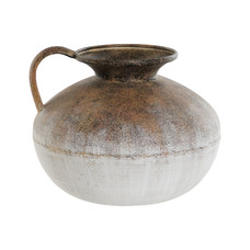 JARRON METAL 25X25X39 BICOLOR