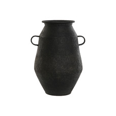JARRON METAL 26,5X26,5X40 NEGRO