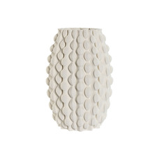 JARRON GRES 17X17,5X28 3D BLANCO