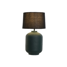 LAMPARA SOBREMESA HIERRO POLIESTER 30X30X53 LAMPARA SOBREMESA HIERRO POLIESTER 30X30X53