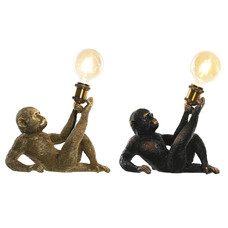 LAMPARA SOBREMESA RESINA 31,5X18X27 MONO 2 SURT.