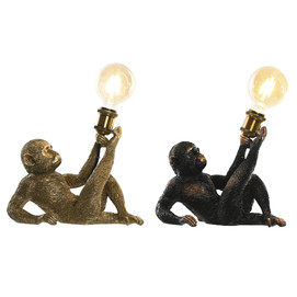 LAMPARA SOBREMESA RESINA 31,5X18X27 MONO 2 SURT.