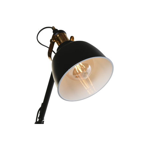 LAMPARA SOBREMESA METAL 41X18X59 FLEXO NEGRO