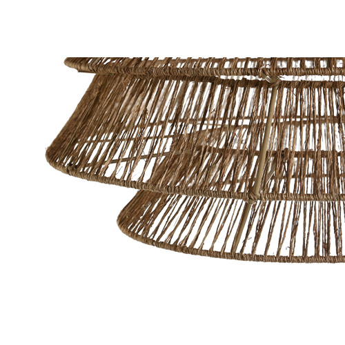 PANTALLA YUTE 50X50X30 NATURAL