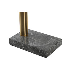 LAMPARA SOBREMESA METAL MARMOL 45X45X70 FLEXO