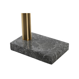 LAMPARA SOBREMESA METAL MARMOL 45X45X70 FLEXO