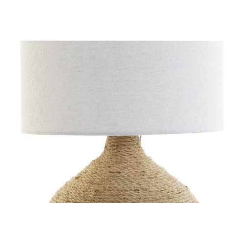 LAMPARA SOBREMESA CUERDA DOLOMITE 28X28X42 MARRON