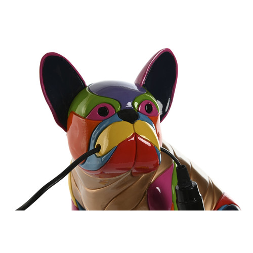 LAMPARA SOBREMESA RESINA 28,5X17,5X28 PERRO