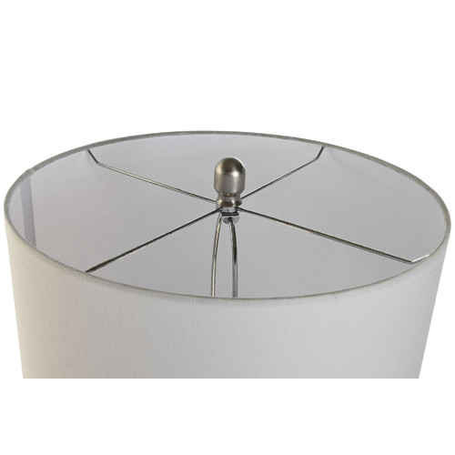 LAMPARA SOBREMESA GRES LINO 40X40X74 AZUL