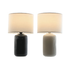 LAMPARA SOBREMESA CERAMICA 28X28X47 2 SURT.