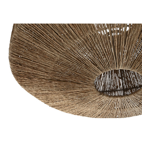 PANTALLA YUTE METAL 51X51X20 NATURAL