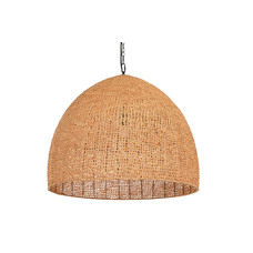 LAMPARA TECHO FIBRA 69X69X61 NATURAL NATURAL