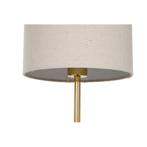 LAMPARA PIE CERAMICA LINO 25X25X165 MARRON