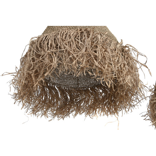 PANTALLA SET 2 HOJA DE PALMA 60X60X80 HECHO A MANO