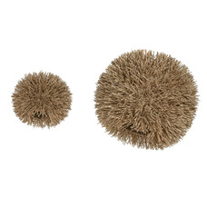 PANTALLA SET 2 BAMBU 66X66X52 HECHO A MANO NATURAL