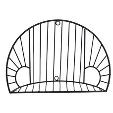 ESTANTERIA PARED METAL 32X13X21 NEGRO