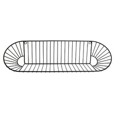 ESTANTERIA PARED METAL 60X15X15 NEGRO