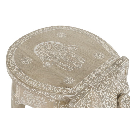 MESITA AUXILIAR MANGO 48X35,5X36,8 ELEFANTE