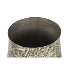 MACETERO SET 3 ALUMINIO 44X44X46 PATINADO VERDE