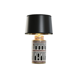 LAMPARA SOBREMESA PORCELANA 40X40X67,5 PUERTAS