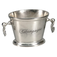 CHAMPANERA ALUMINIO 36X20,5X19,5 ANCLA PLATEADO