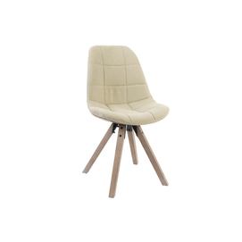 SILLA POLIESTER ALGODON 47X55X85 NATURAL BEIGE
