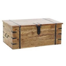 BAUL MADERA MACIZA ACACIA 100X45X40 25,00 NATURAL