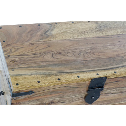 BAUL MADERA MACIZA ACACIA 60X30X30 15,00 NATURAL