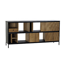 BUFFET FRESNO HIERRO 160X40X75 NEGRO