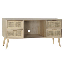 MUEBLE TV PAULOWNIA MDF 120X42X60 REJILLA NATURAL