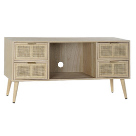 MUEBLE TV PAULOWNIA MDF 120X42X60 REJILLA NATURAL