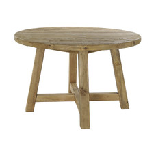 MESA COMEDOR MADERA RECICLADA 120X120X78 46,00