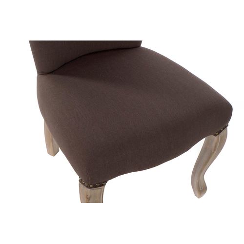 SILLA LINO RUBBERWOOD 52X49X101 TIRADOR MARRON