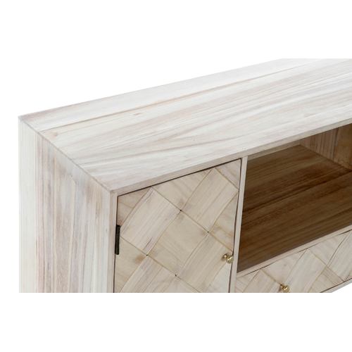 MUEBLE TV PAULOWNIA PINO 118X40X65 NATURAL