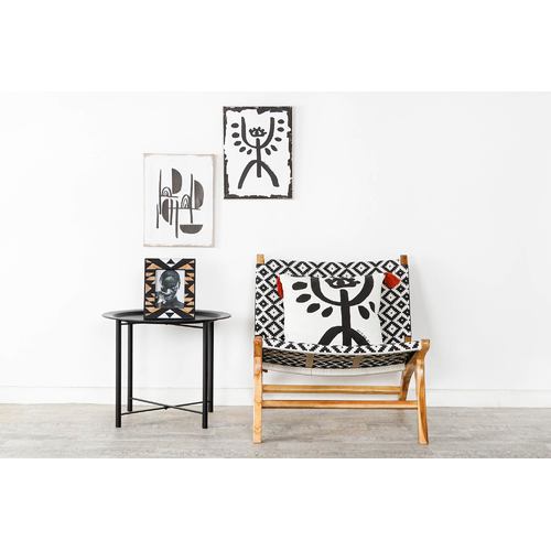 BUTACA TECA PVC 65X80X68 NEGRO